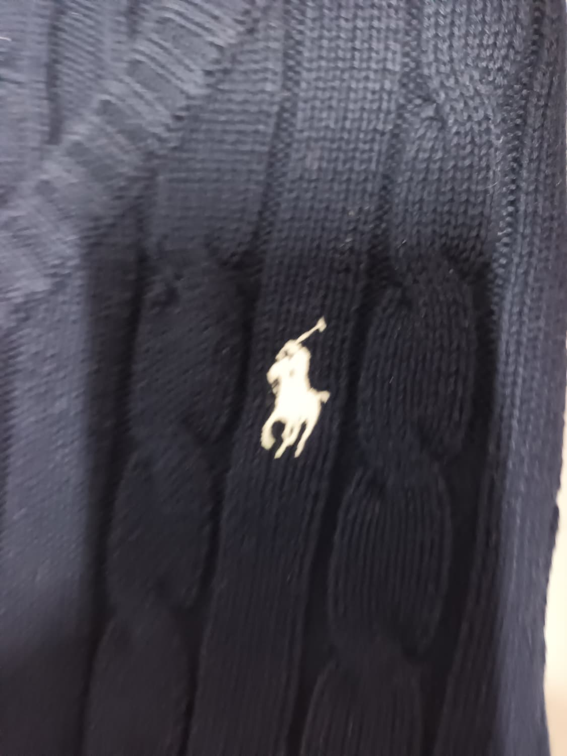 폴로랄프로렌 브이넥 니트 그레이 네이비 상품이미지2