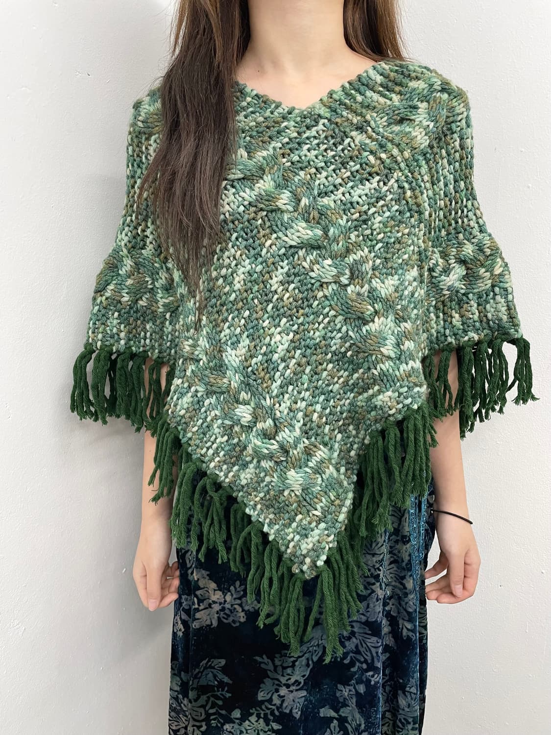 페어리 핸드메이드 울 블렌드 케이프 상품이미지1