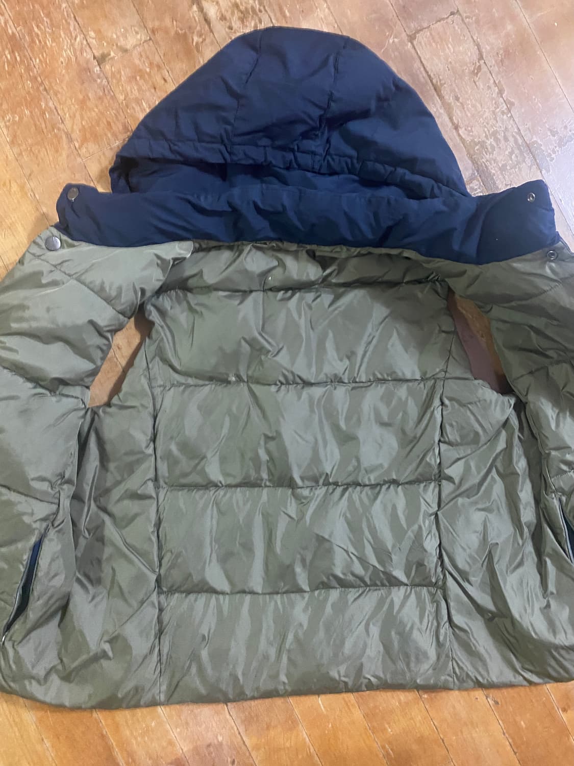 Jeep 후드 리버서블 다운 패딩 조끼 XL 상품이미지3