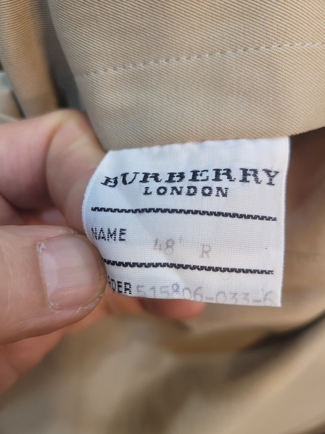 Burberry 버버리 캠든 카 코트 베이지 48R 상품이미지5