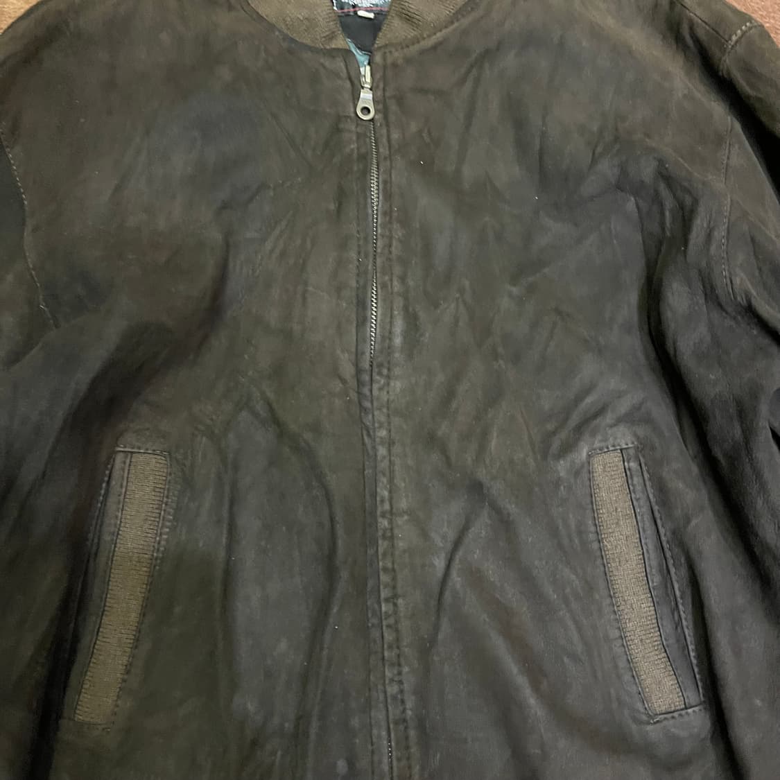 90's vintage leather jacket 상품이미지3