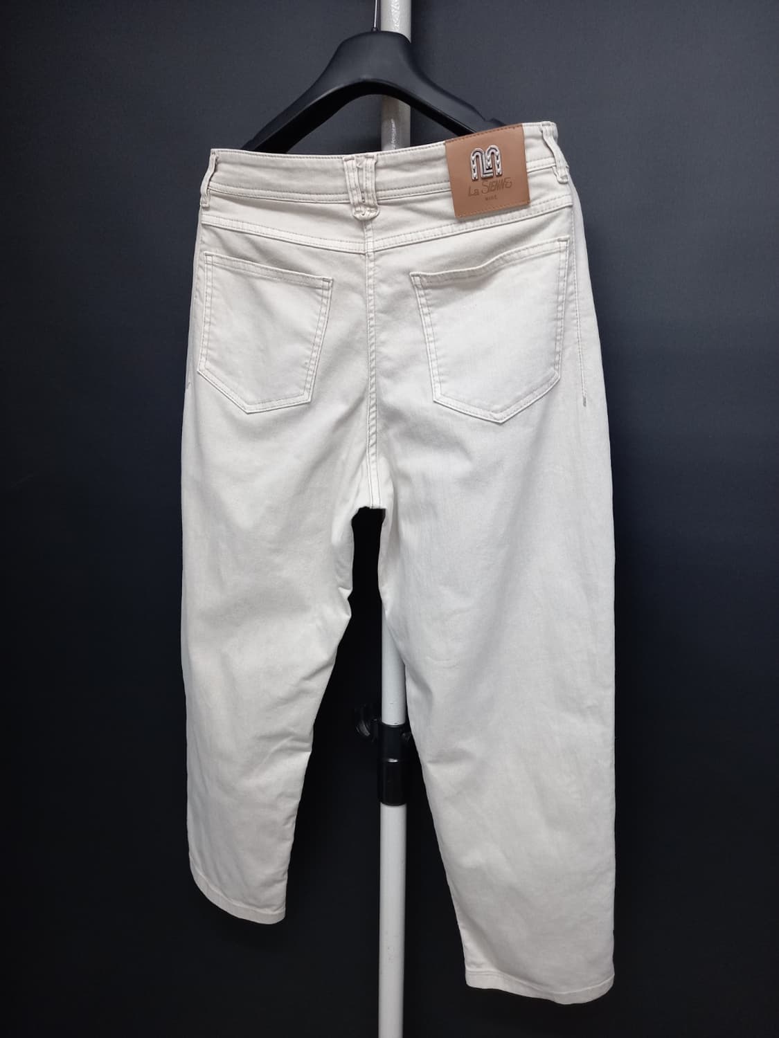 마인 춘추동 면 일자 8부 데님팬츠 33.44 상품이미지6