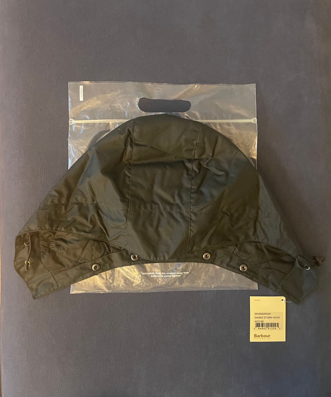 [새상품] 바버 왁스 후드(비데일, 뷰포트, 보더), 모자 상품이미지2