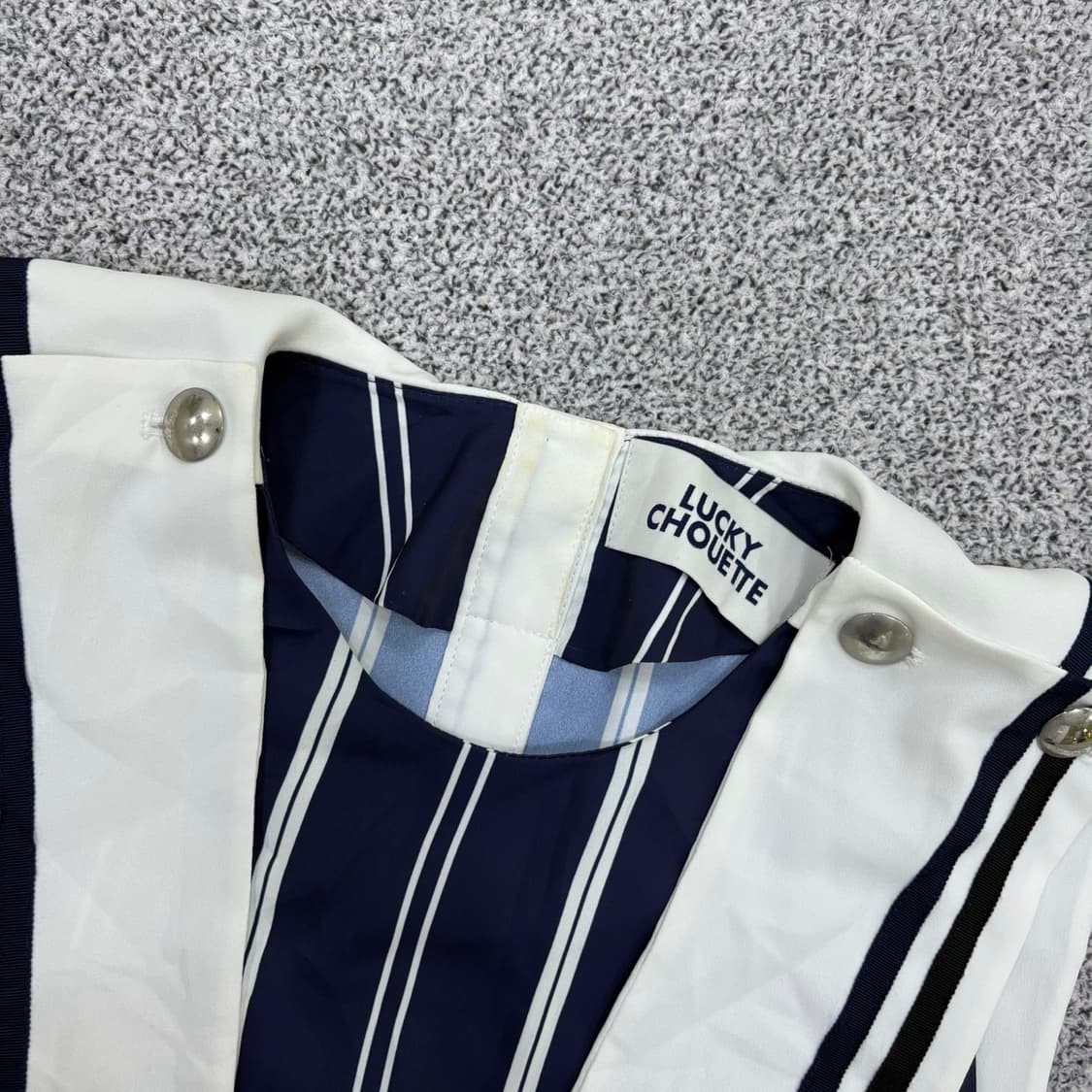 36 럭키슈에뜨 스트라이프 카라 원피스 0428J 상품이미지4