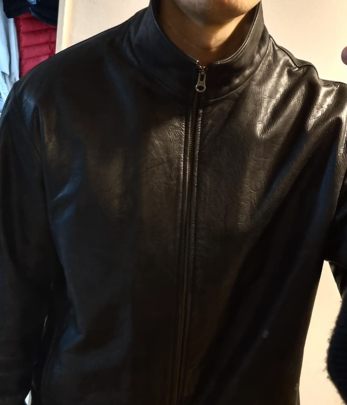 올드갭 지퍼 레더 자켓 xl 상품이미지1