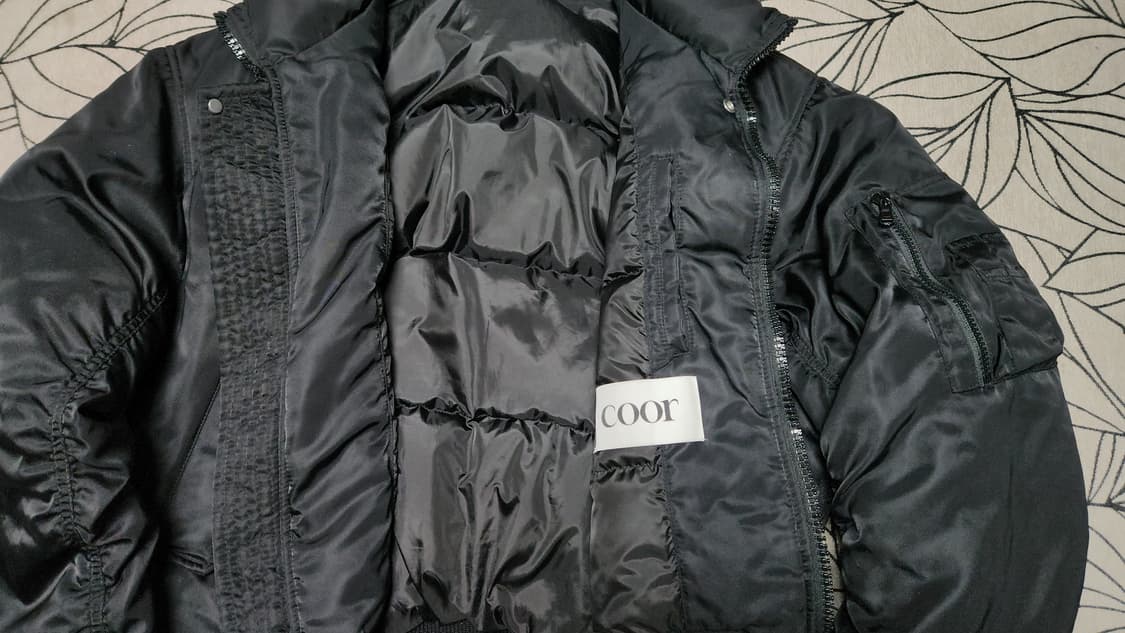 쿠어 스탠드칼라 넥다운 푸퍼 M사이즈 상품이미지2