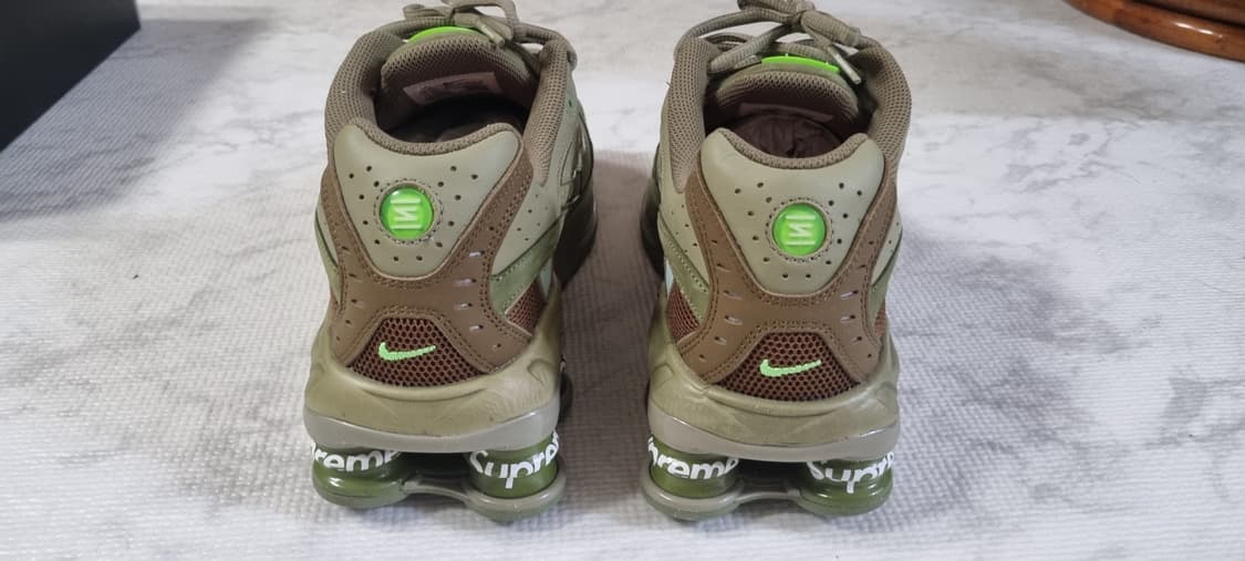 나이키 슈프림 샥스 라이디 2 sp 뉴트럴 올리브 285 상품이미지6