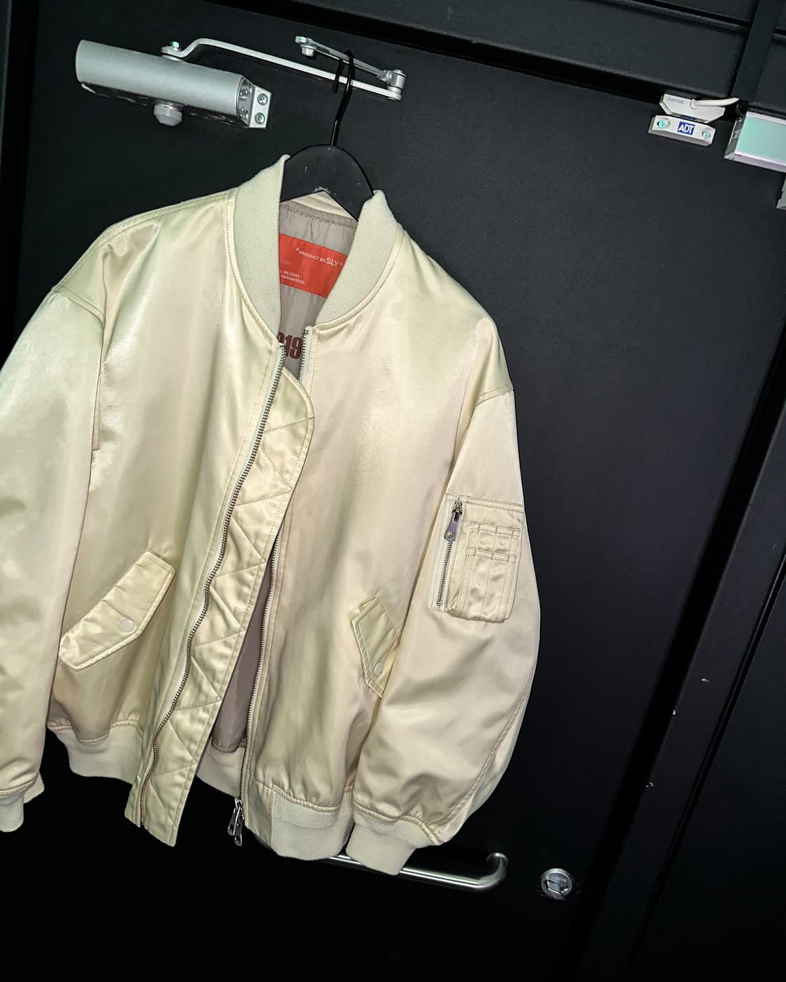 Sly 나일론 새틴 Ma-1 자켓 상품이미지2