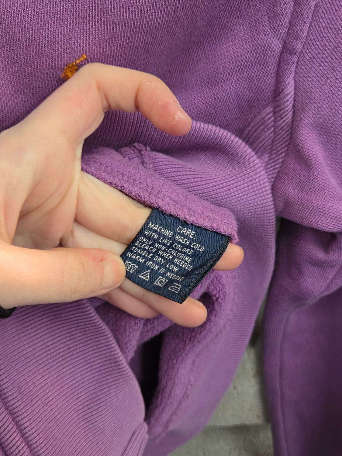 PRL 폴로 랄프로렌 퍼플 후드집업 상품이미지7