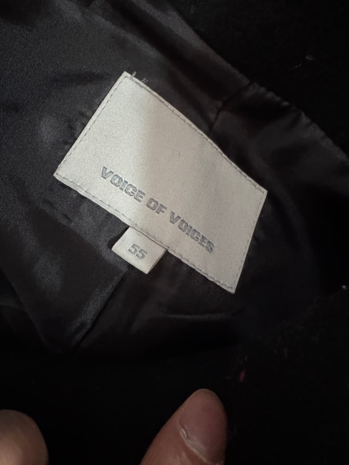 여성 보이스오브보이스 보브 미니멀 블랙 울 코트 55 상품이미지4