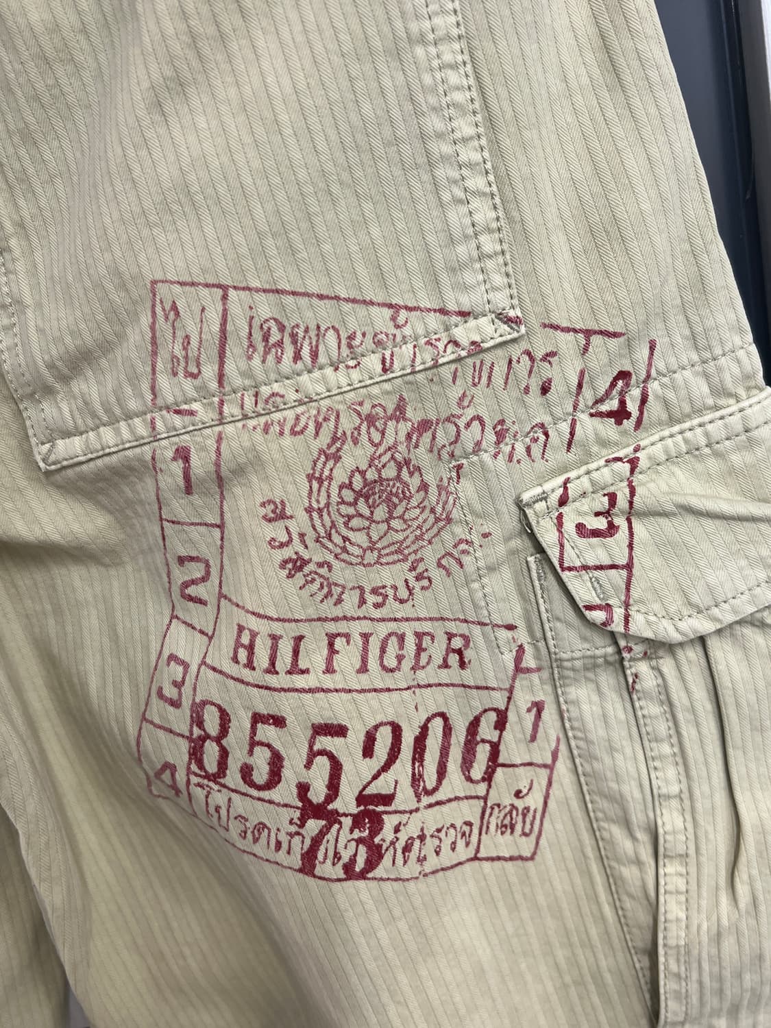 Tommy Hilfiger 타미힐피거 빈티지 밀리터리 스타일 카고 팬츠 상품이미지3