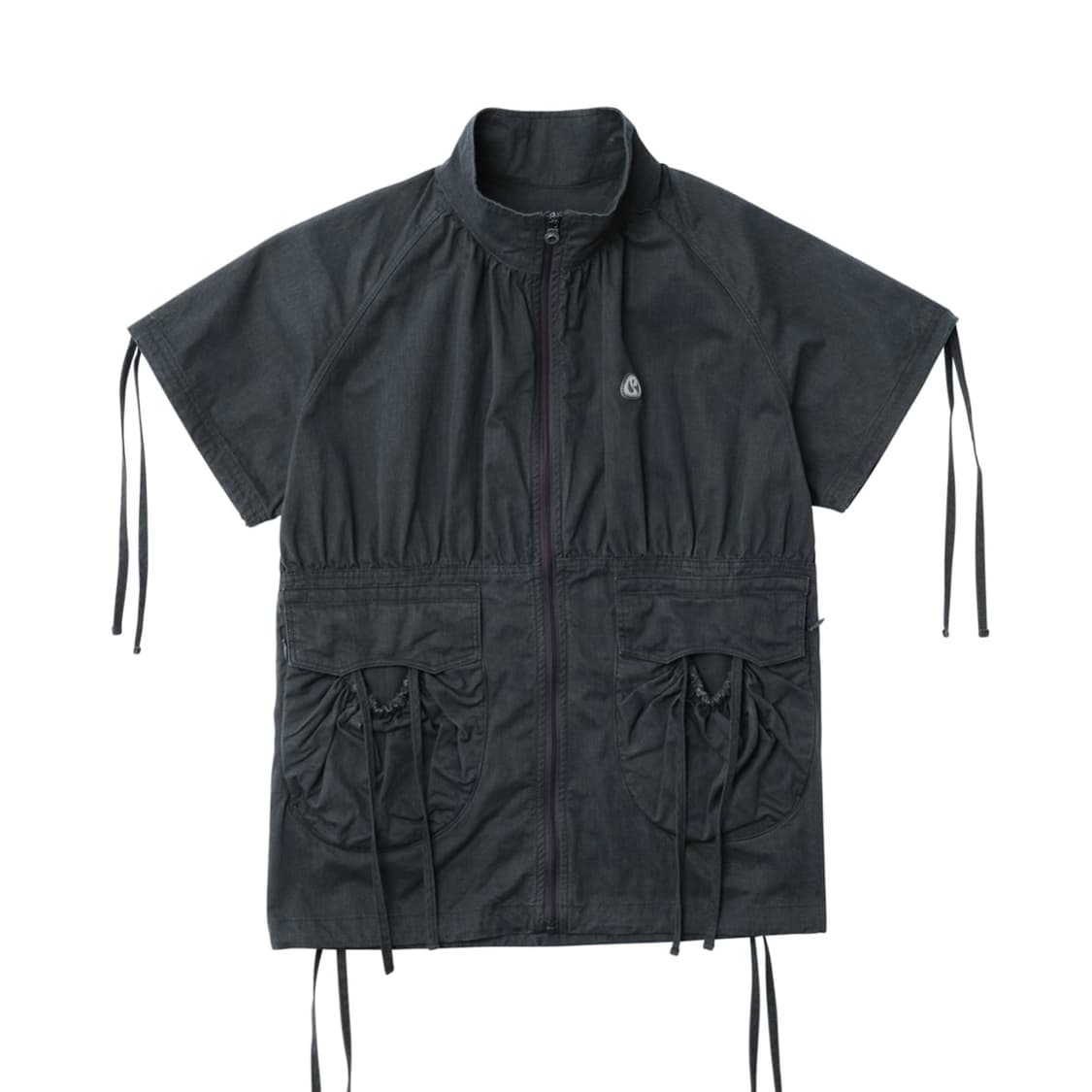 코이세이오 셔링 포켓 자켓 차콜 상품이미지1