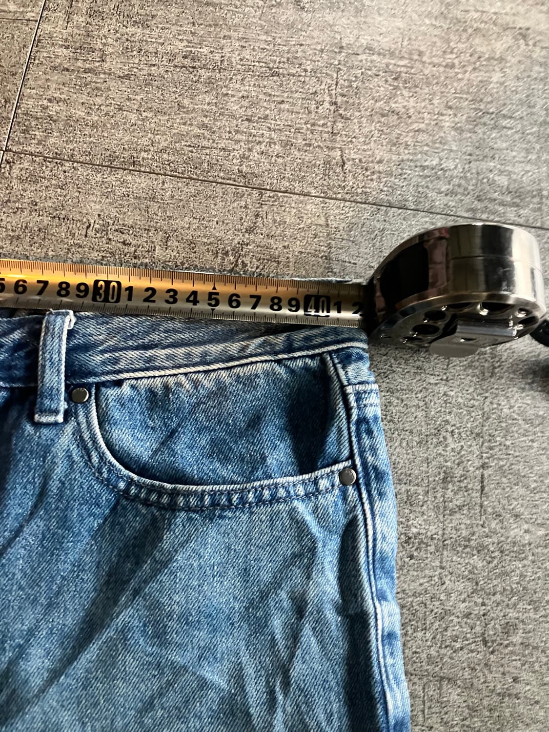 Uniqlo 유니클로 올드스쿨아메카지스트릿 데님 와이드팬츠 상품이미지2