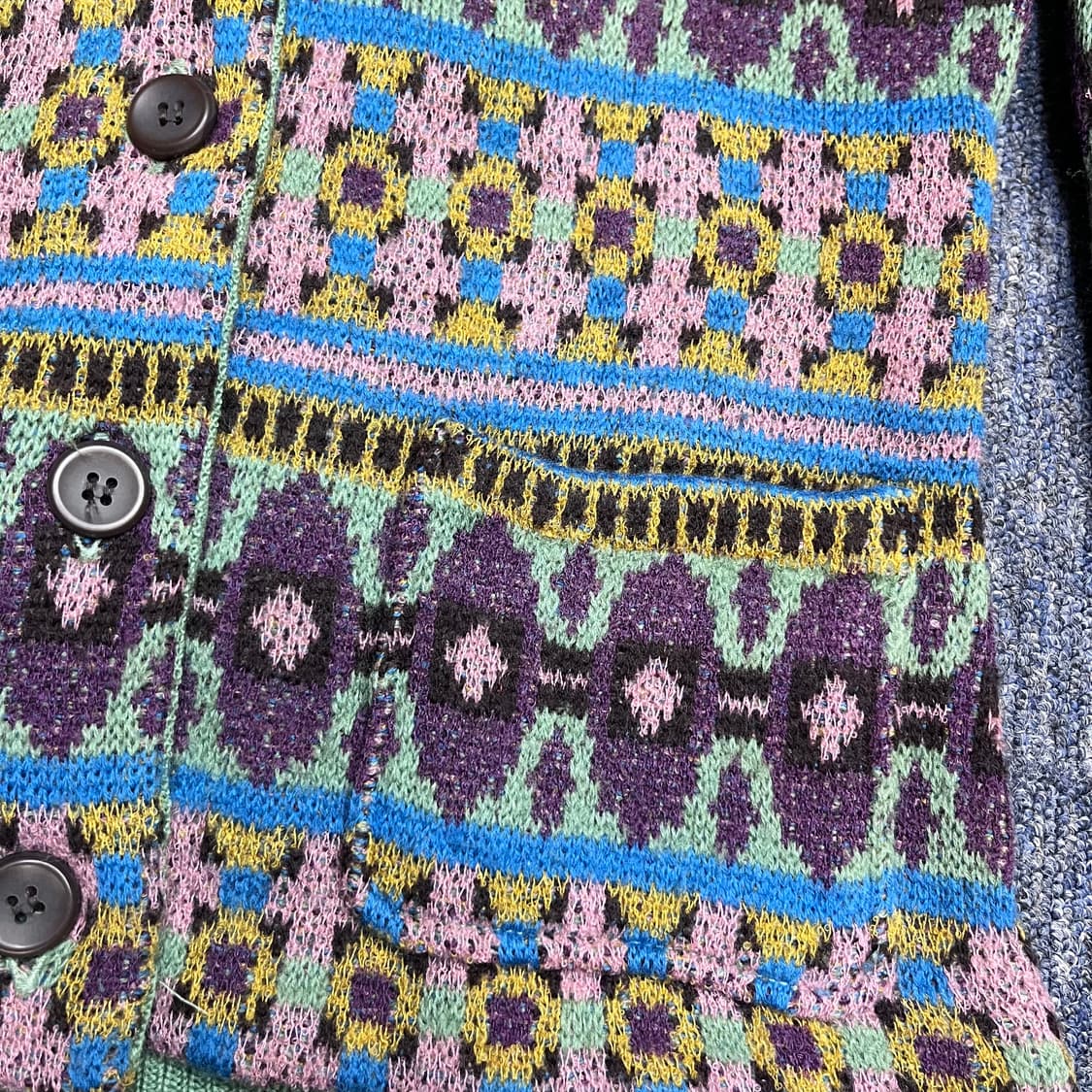 일본 빈티지 패턴 가디건  상품이미지2