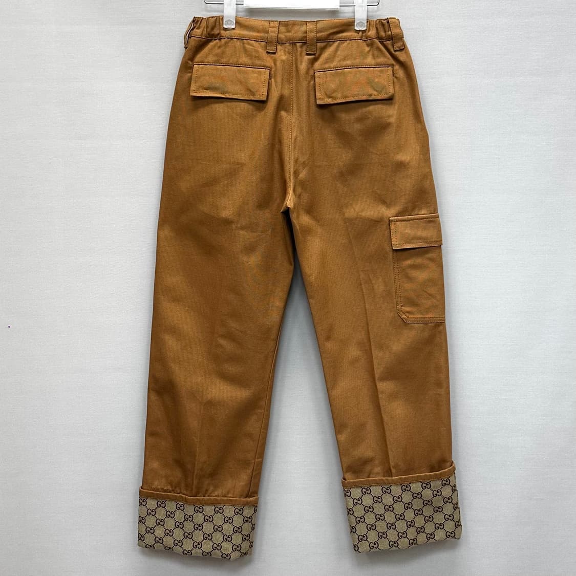 구찌 GG 데님 커프스 캔버스 팬츠 (30)  상품이미지4