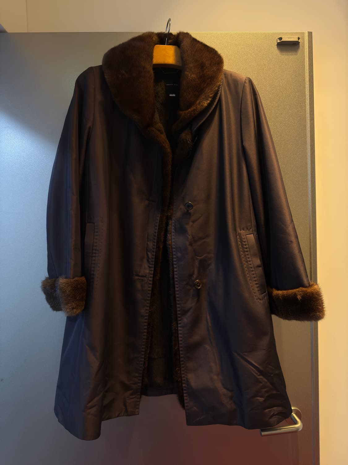 모드아이 밍크 & 토끼털 브라운 자켓 코트 Mode Eye 상품이미지1