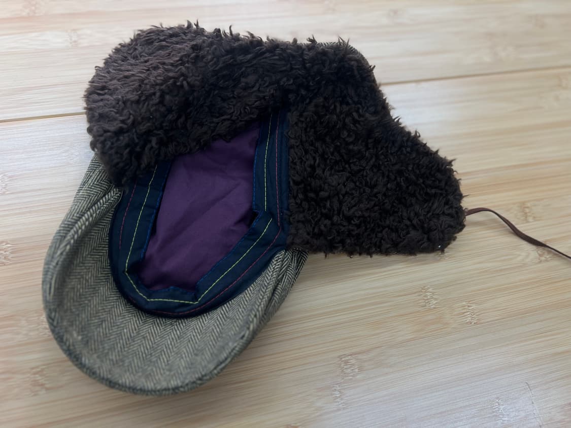 클래식 귀도리캡  옐로우브라운 상품이미지6