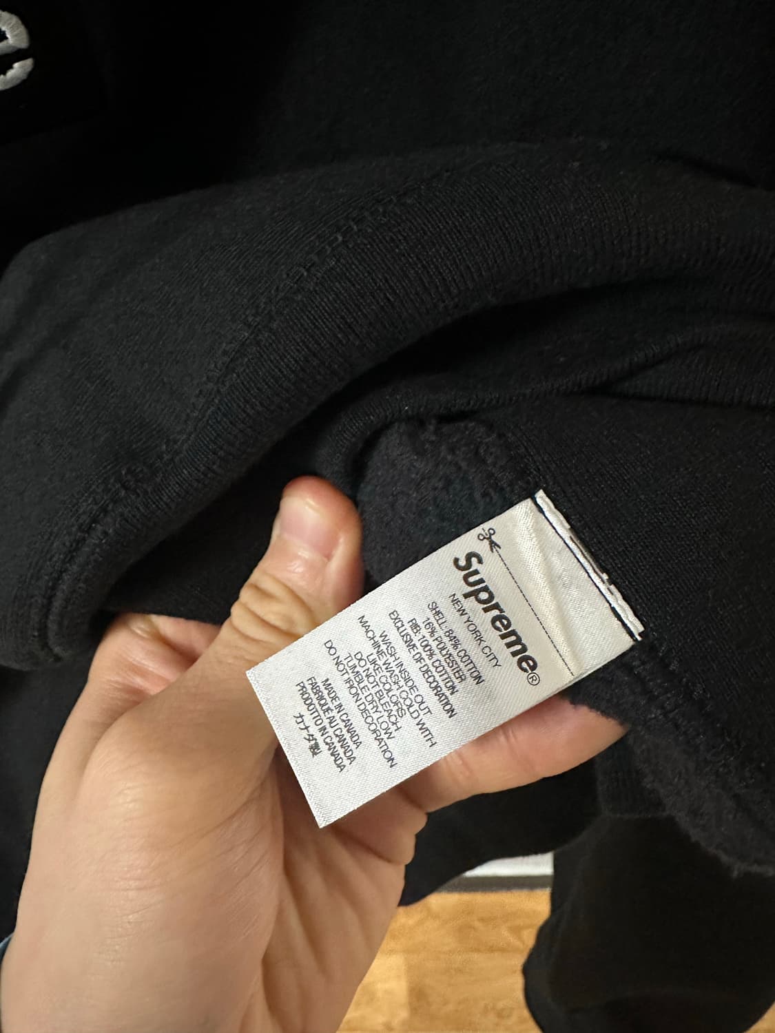 슈프림 23FW 박스로고 후드 블랙 L 상품이미지5