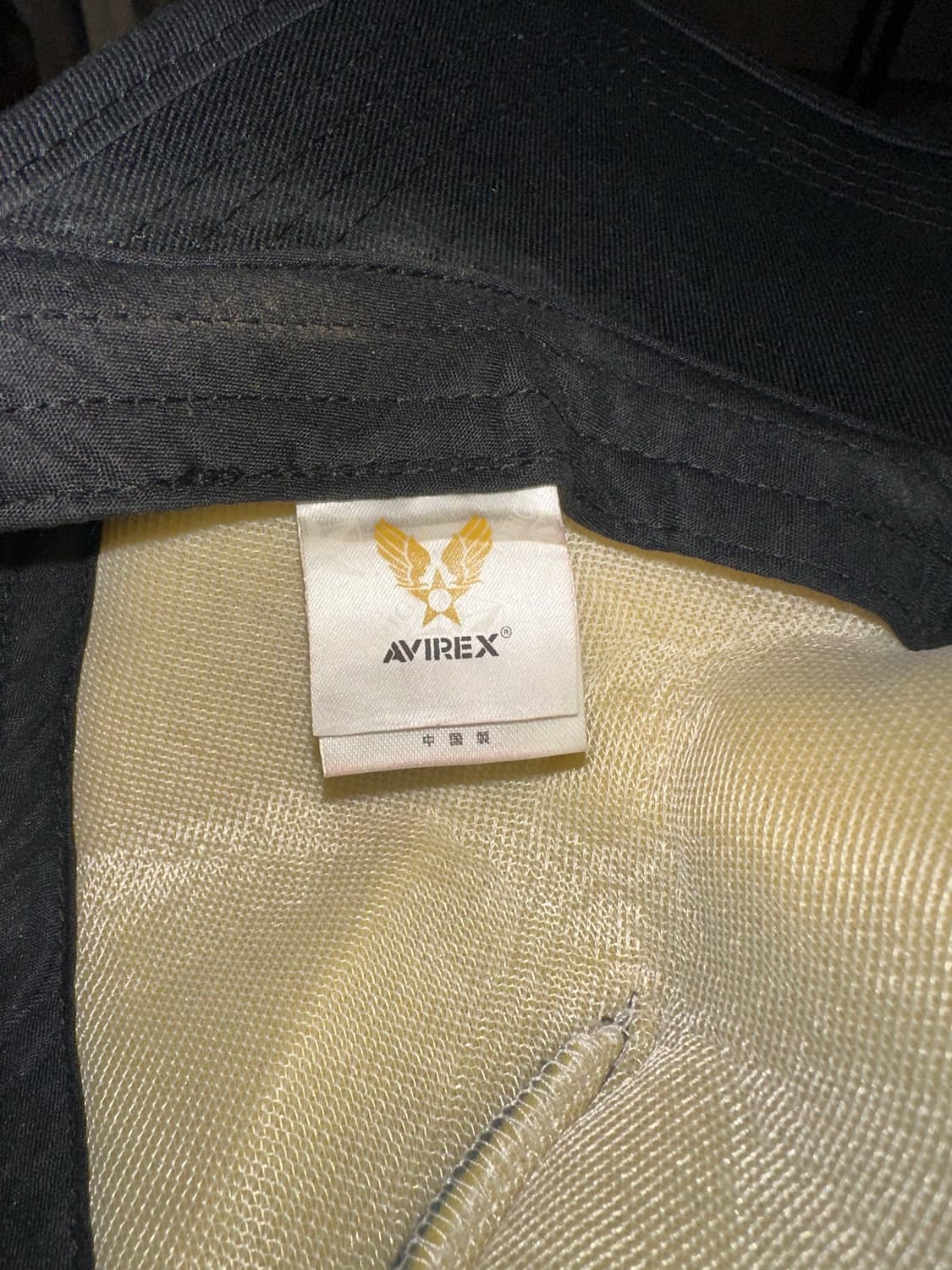 Avirex logo black trucker cap 상품이미지8