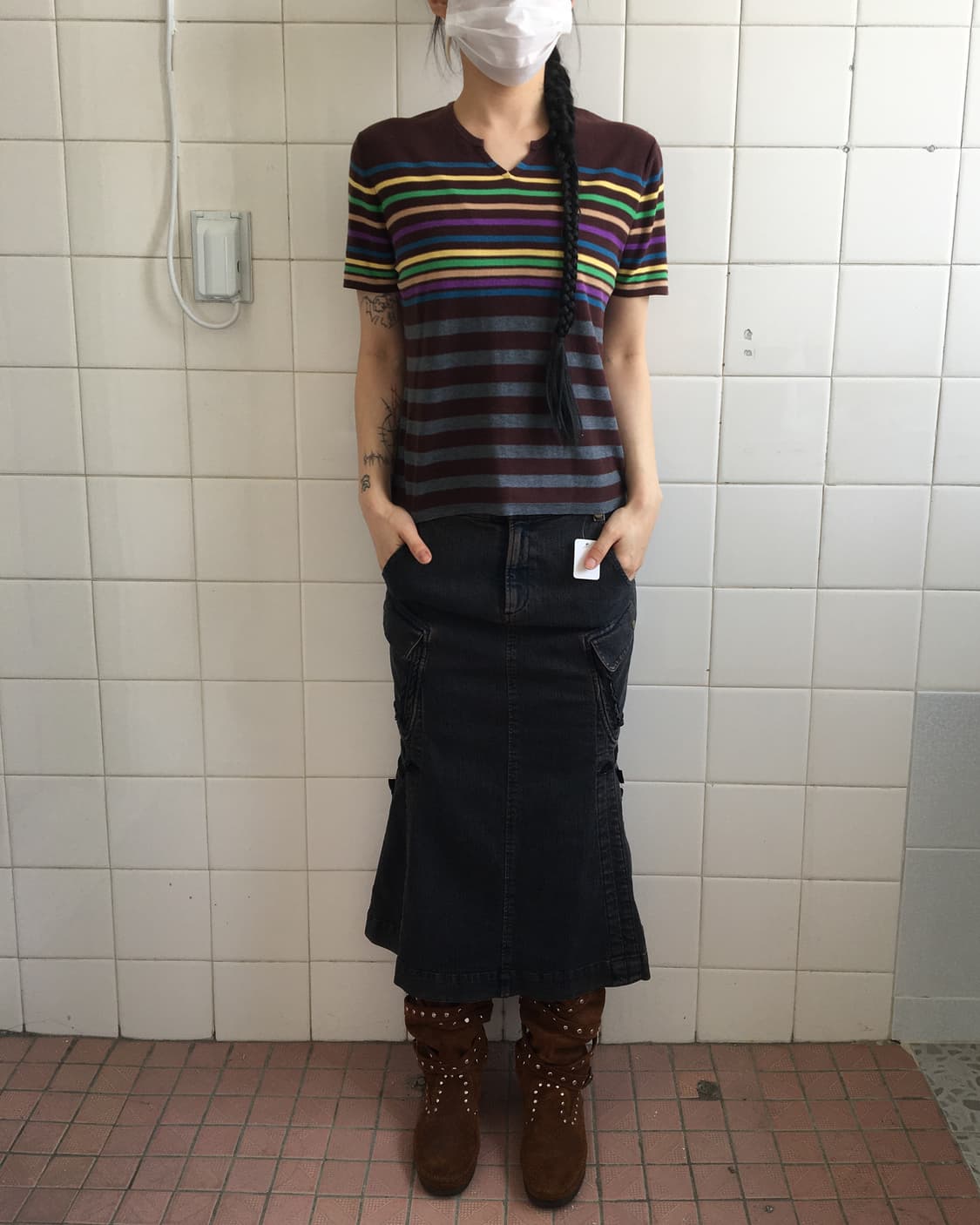 Cago mermaid denim skirt 상품이미지5