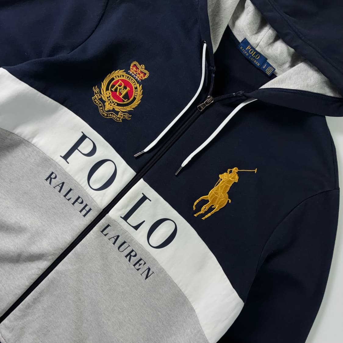 Polo  폴로 랄프로렌 빅포니 치프키프 코튼 네이비 후드집업  상품이미지3