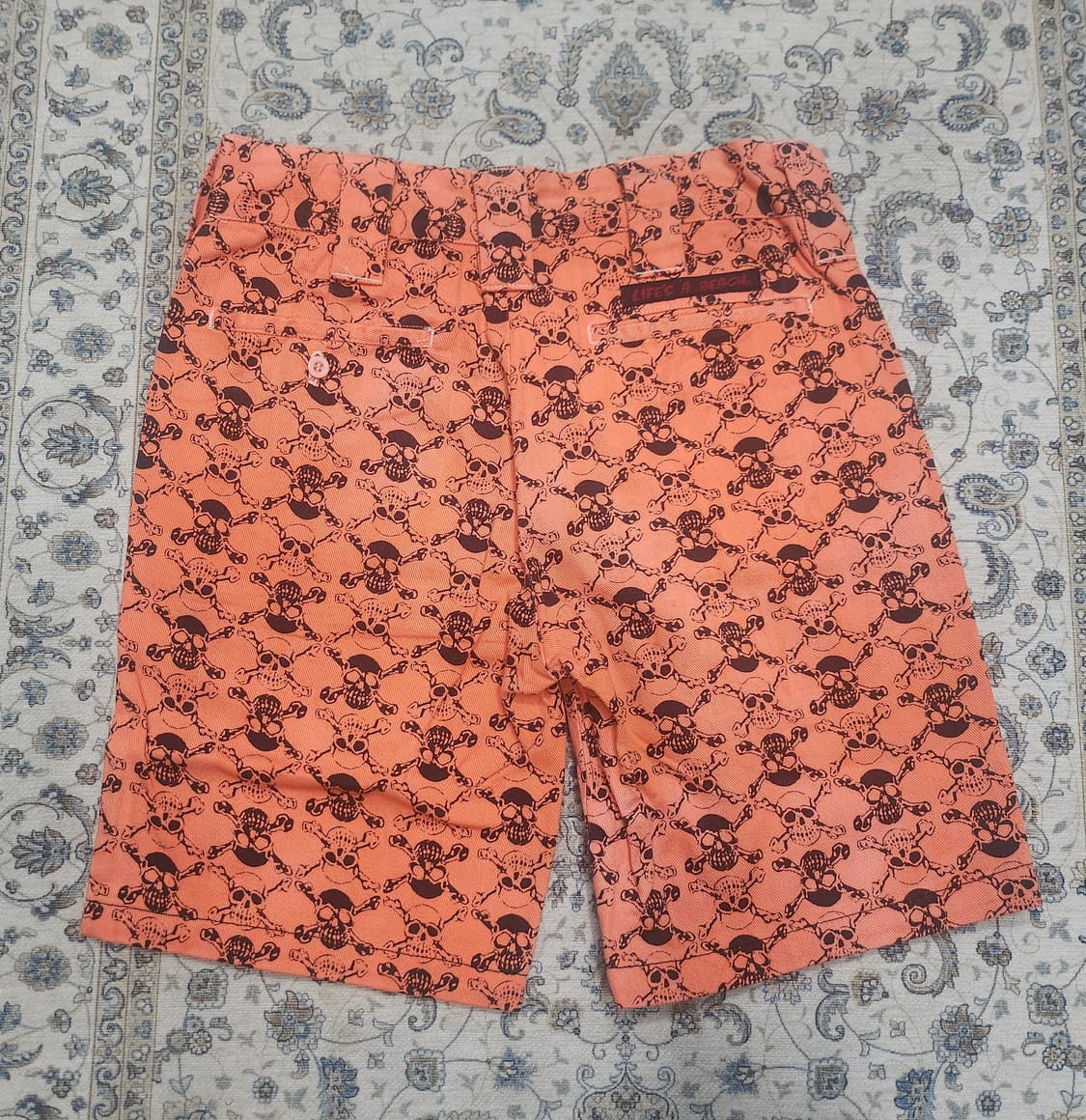 jpn 스컬 패턴 반바지 S (28-29) 상품이미지2