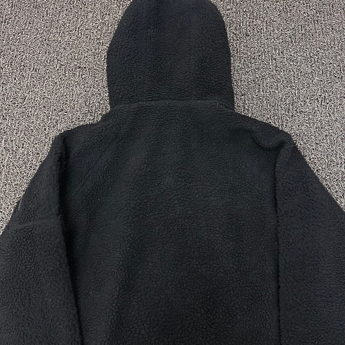 Jeep 지프 빅키즈 여성 뽀글이 털 후리스 자켓 블랙 신장 155 상품이미지5