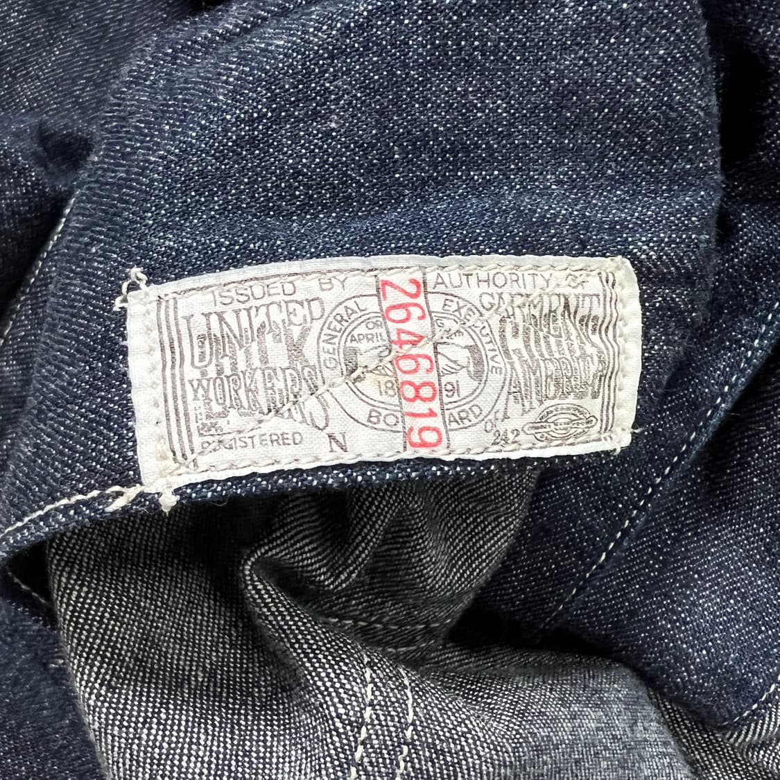  프리휠러스 아이언올 팩토리 LOT 100 데님 자켓 (38) 상품이미지8