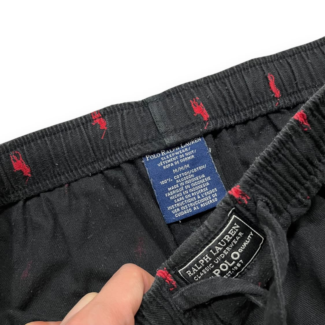 폴로 랄프로렌 멀티 포니 로고 다크 슬립웨어 팬츠 상품이미지5