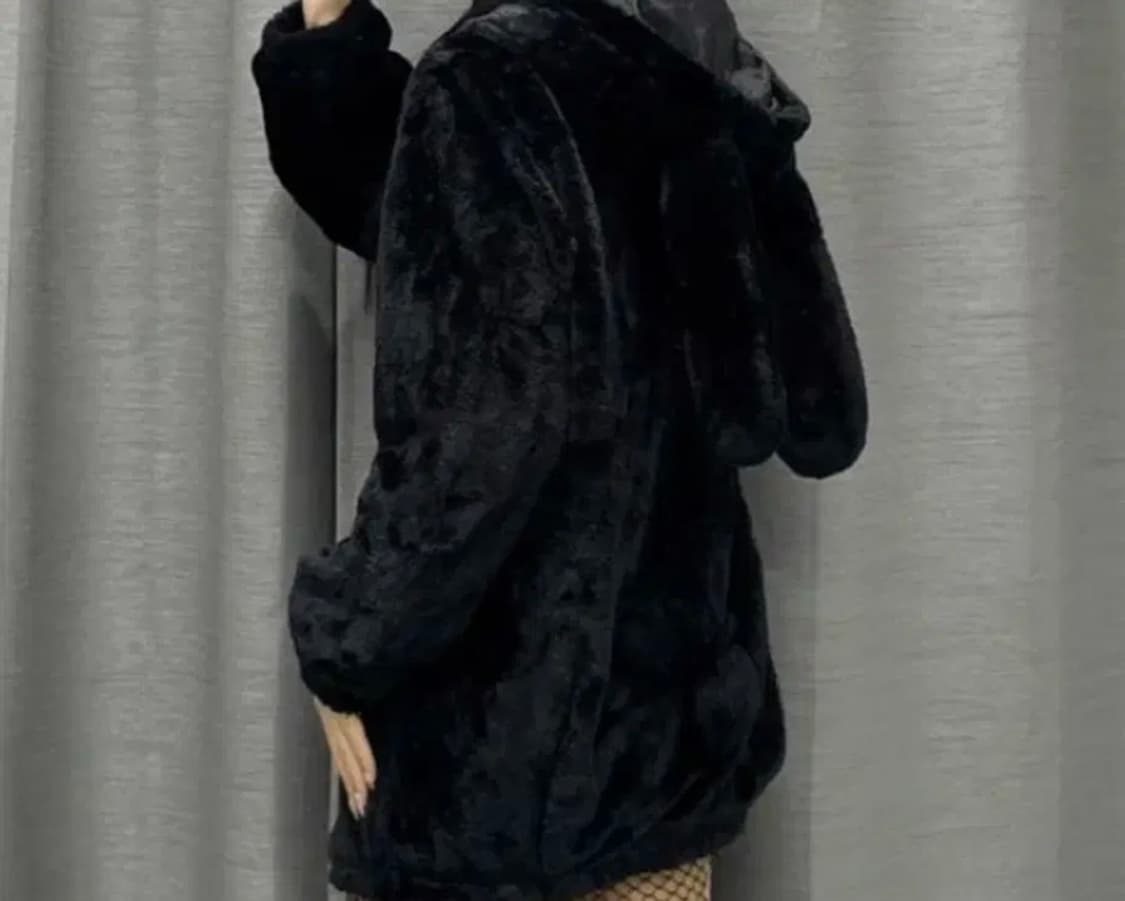 우사미미 빈티지 후드집업 토끼 갸루 락시크 펑크 상품이미지5