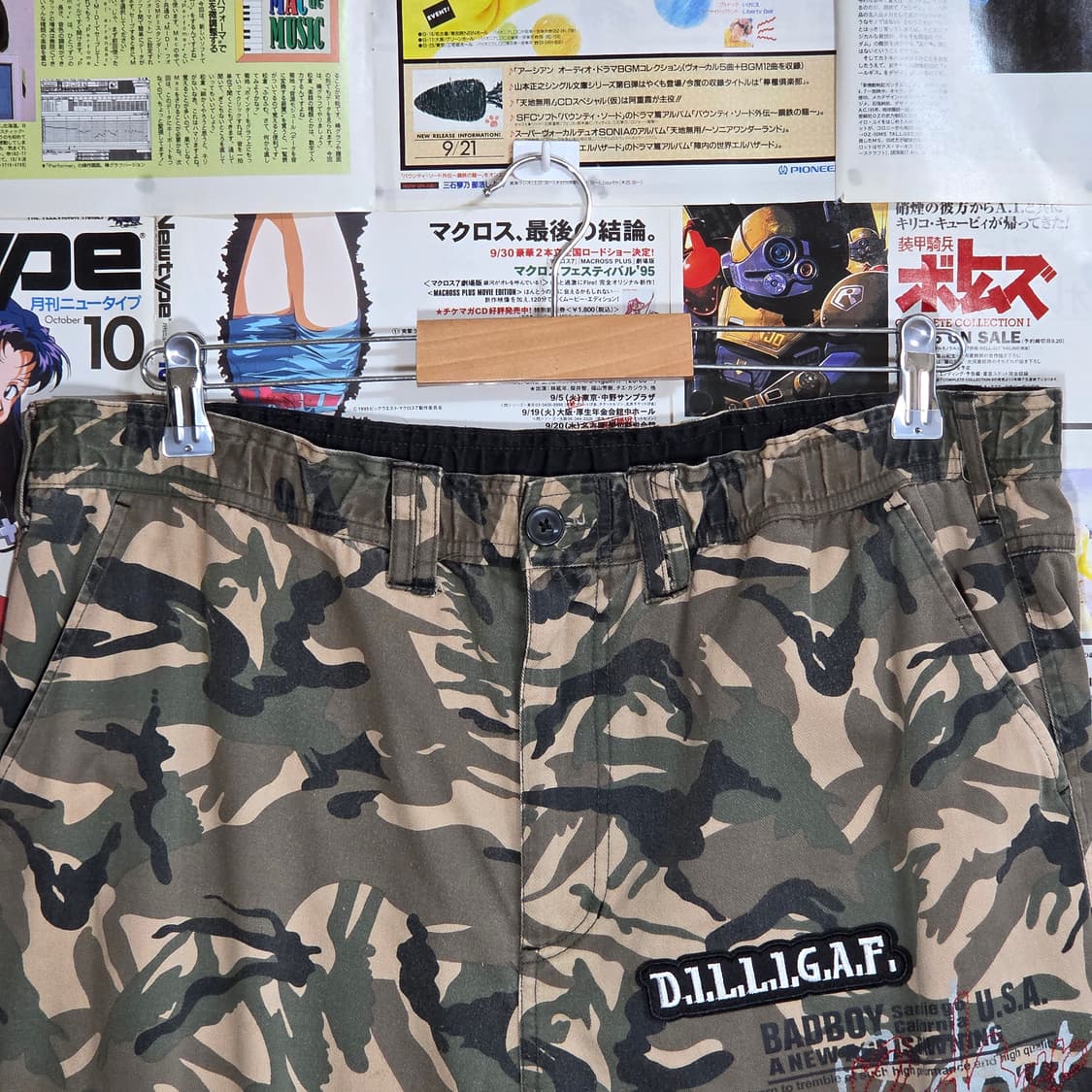 배드보이 카모 카고 밀리터리 팬츠 상품이미지4