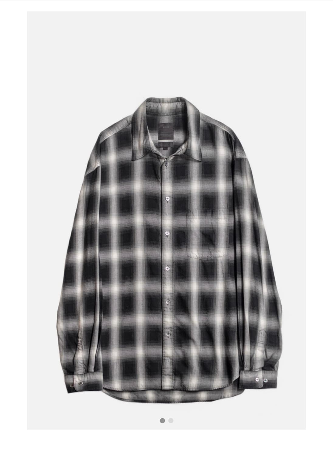 [1] 고낙 옴브레 체크셔츠 상품이미지1