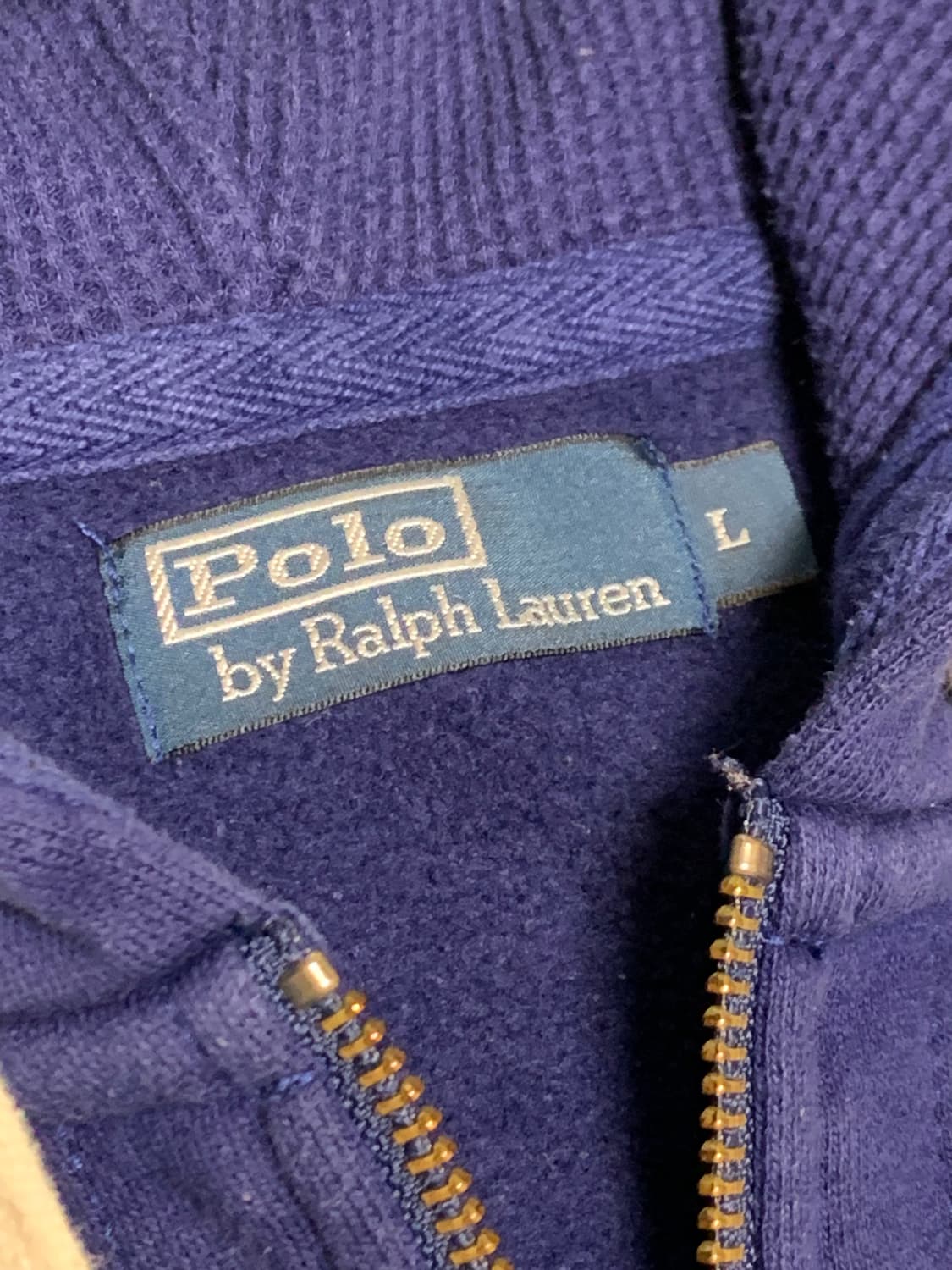 폴로 후드집업 네이비  상품이미지4