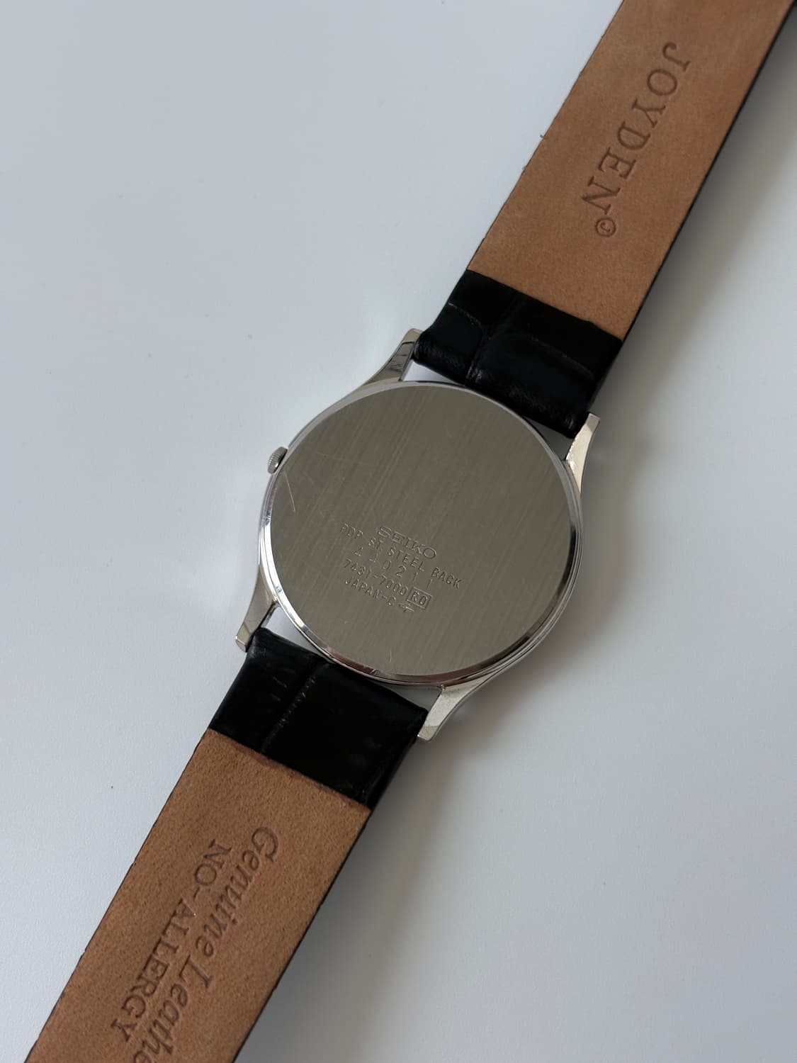 세이코 1980년대 아라빅 인덱스 실버 쿼츠 남성  상품이미지5