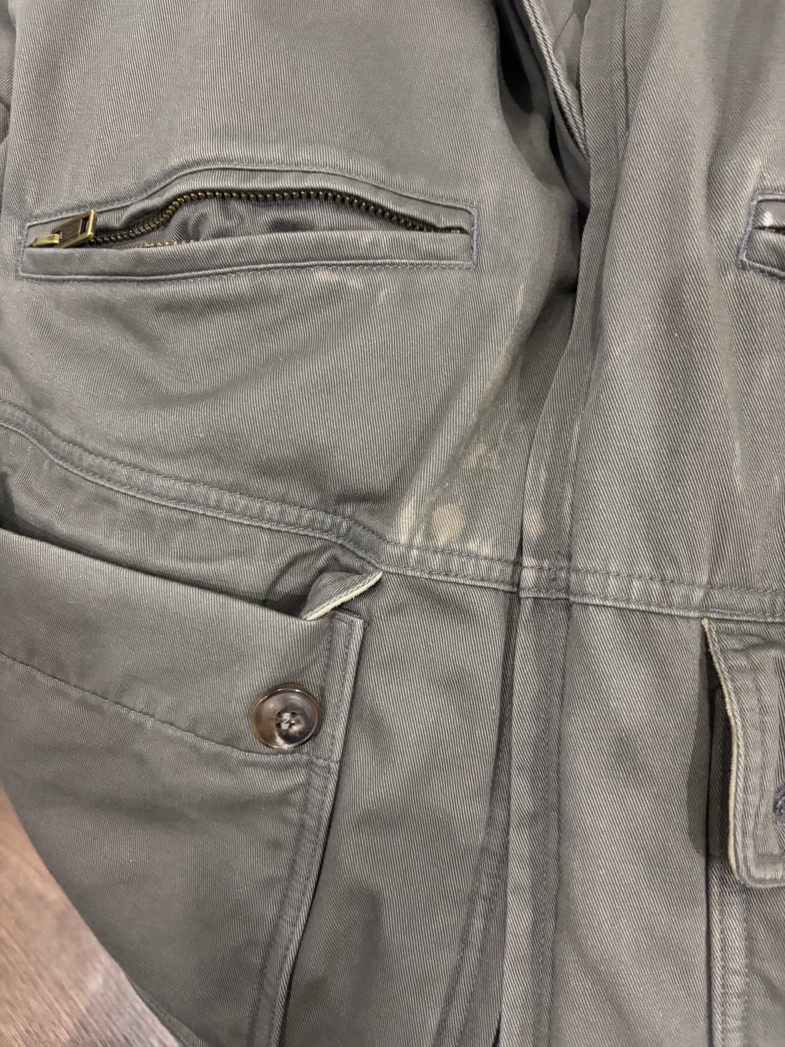 카키스 khakis 하버 다운 자켓 카키 s 스몰 상품이미지4