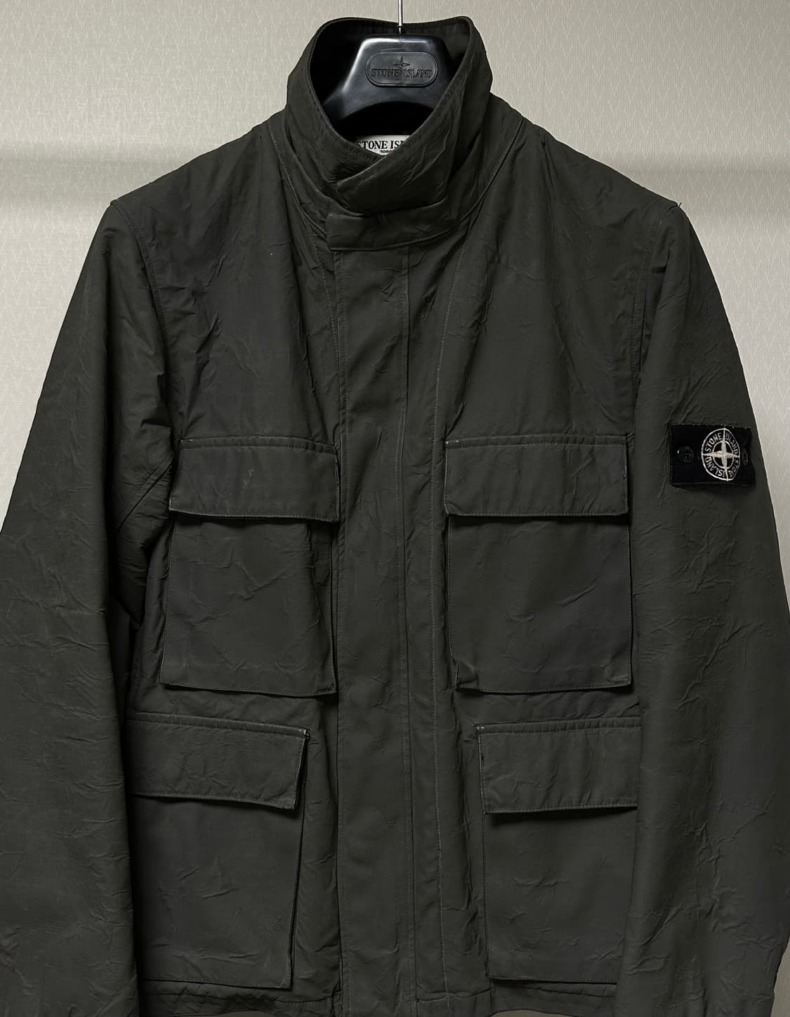 스톤아일랜드 앤티크드 리플렉티브 자켓 L(105) 국내판 상품이미지1