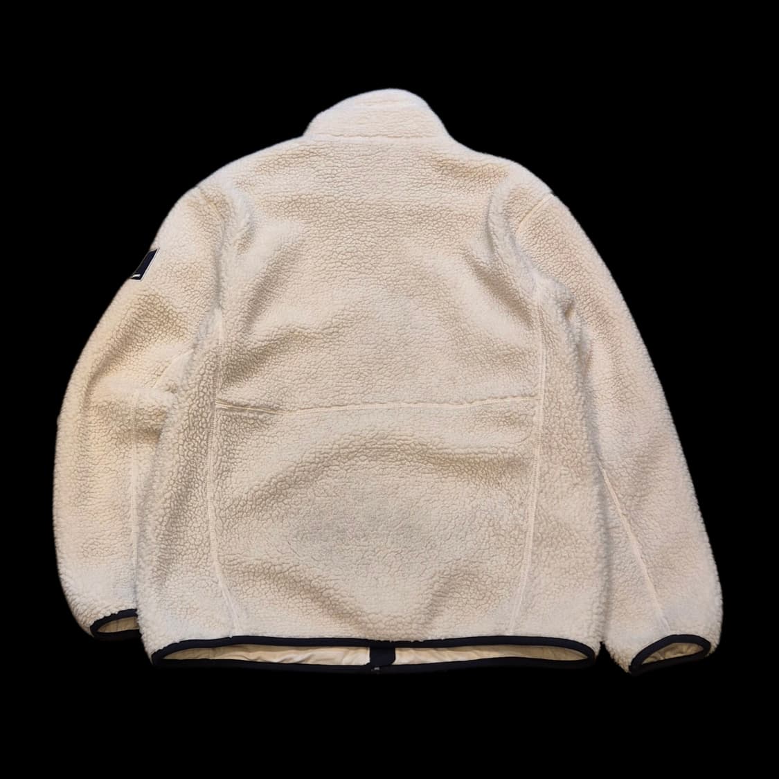 100(착샷잇음) 블랙야크 아이보리 후리스집업  상품이미지2