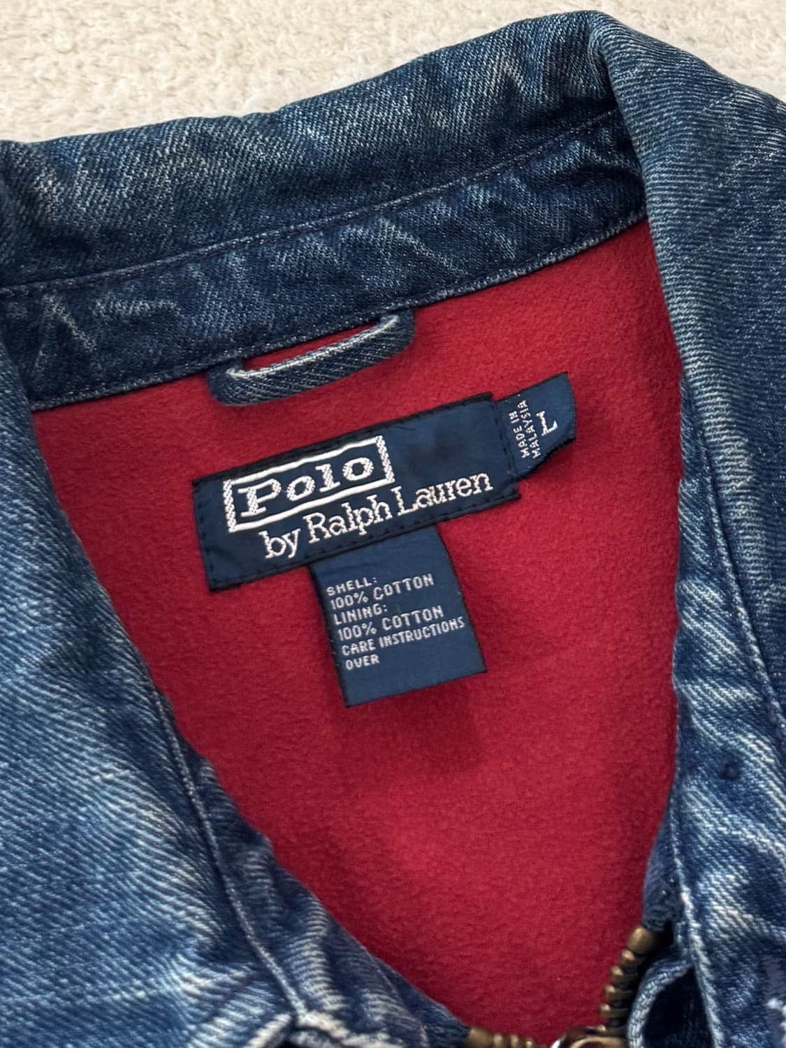 90s 폴로 데님 자켓 상품이미지6