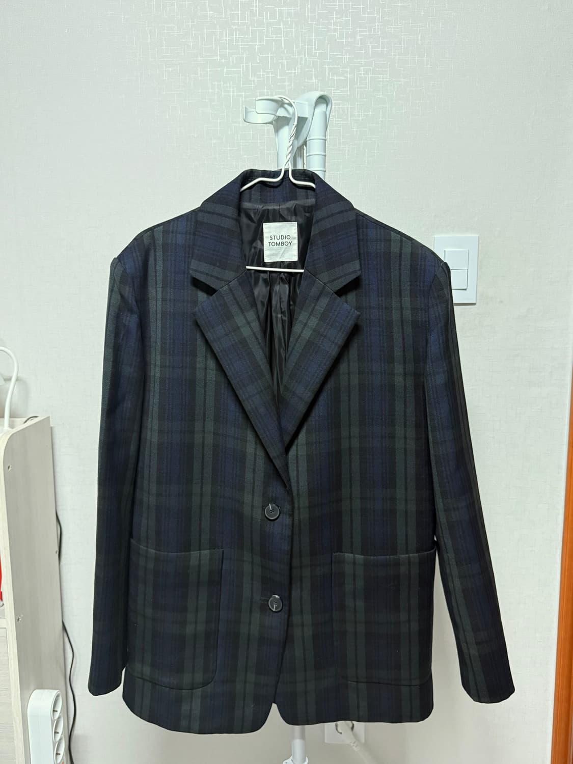 스튜디오톰보이 체크 자켓 상품이미지1
