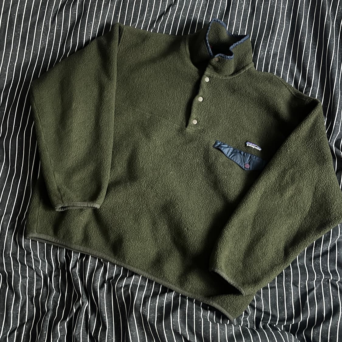 90s  파타고니아 신칠라 후리스 L 딥그린 상품이미지1