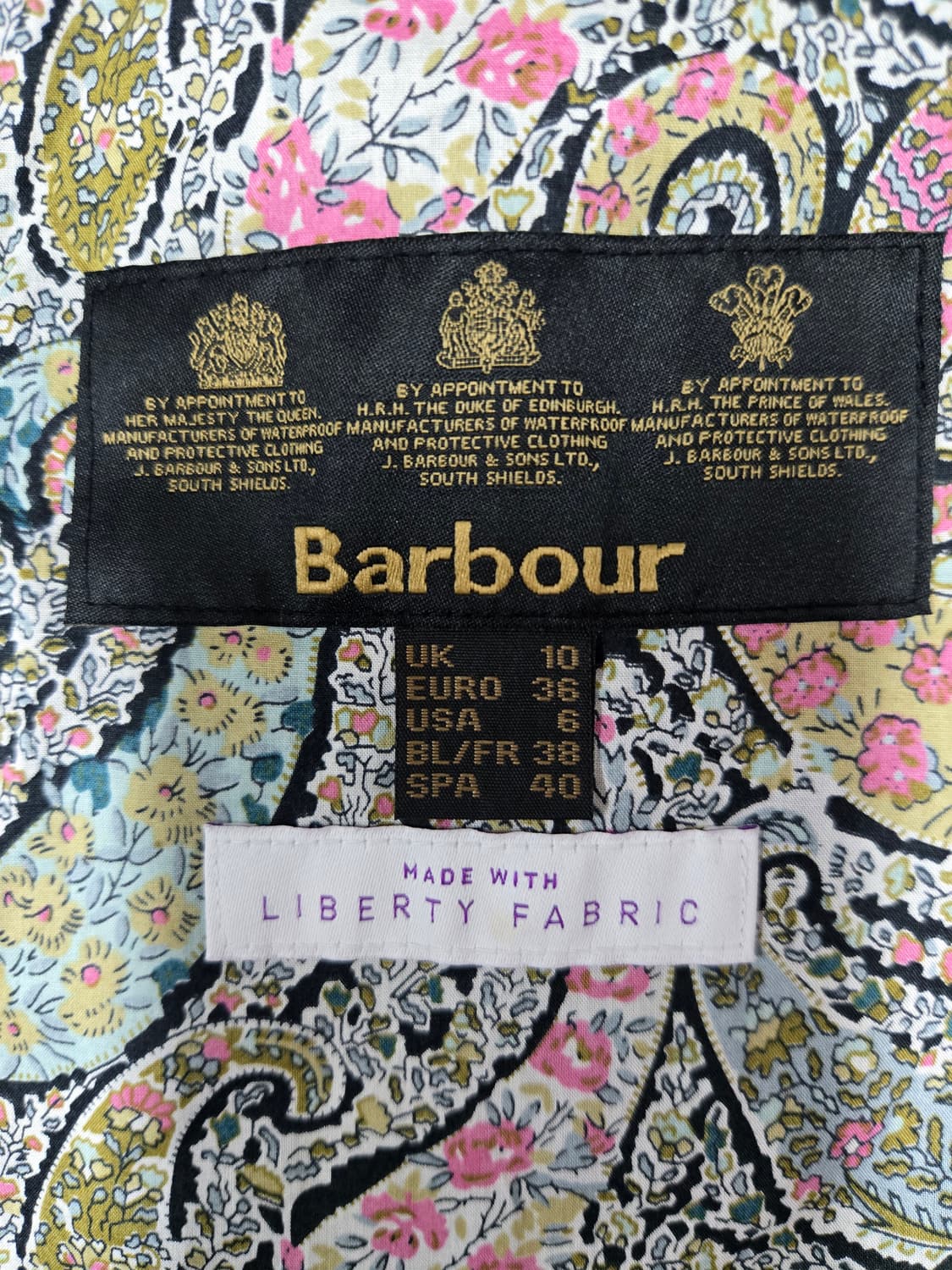 바버 타워 퀼트 자켓 네이비 상품이미지9