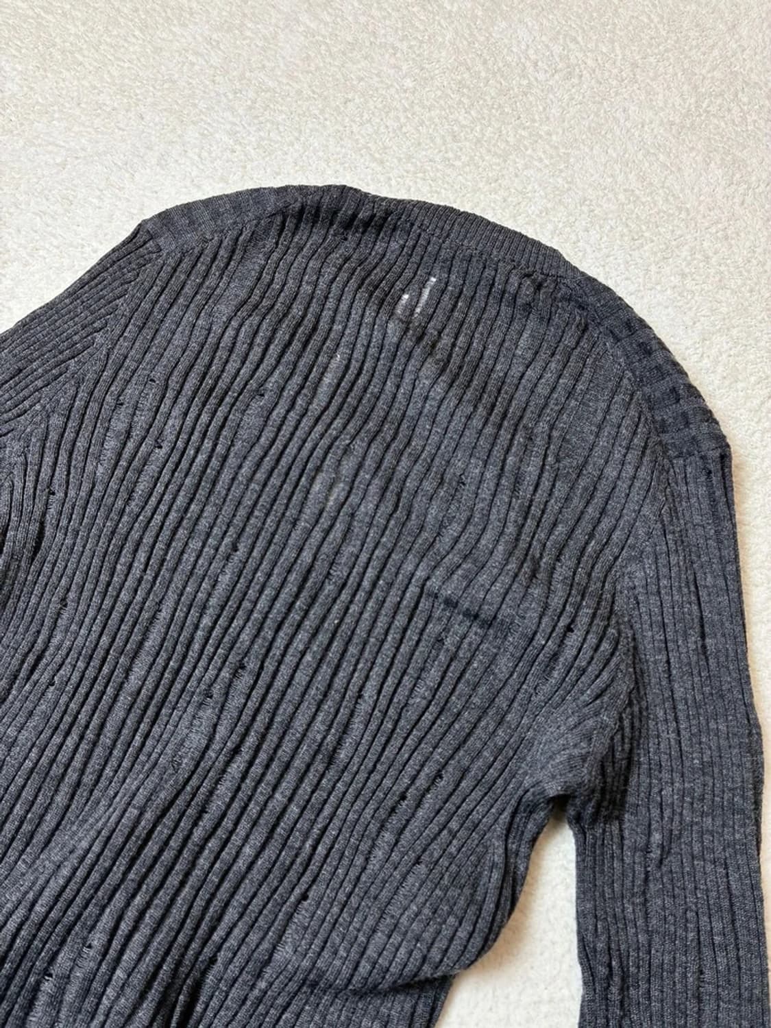 닐바렛 빈티지드 메리노울 니트 가디건 PN6447 상품이미지5