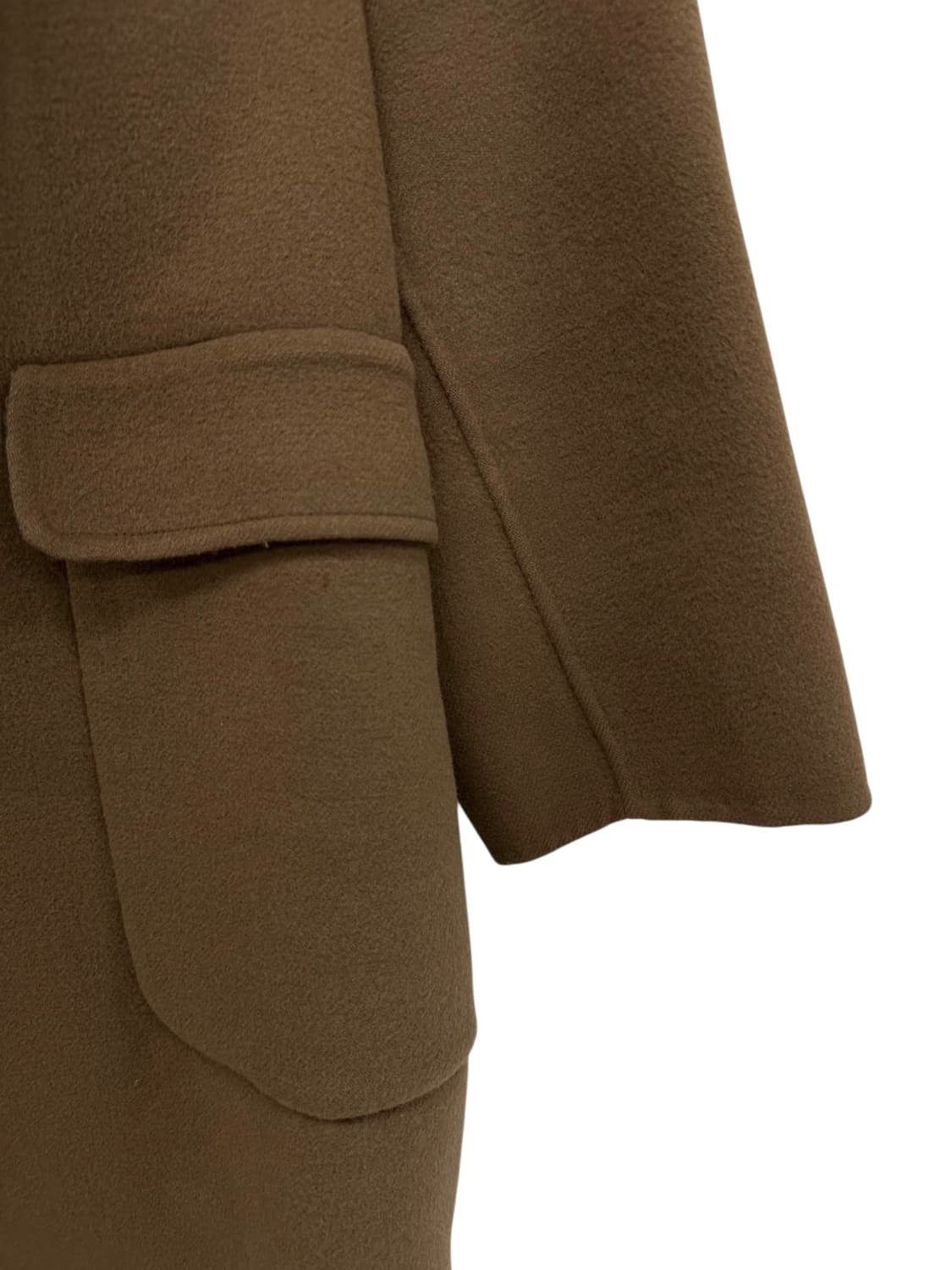 닥스 핸드메이드 울 더플코트 떡볶이코트 브라운 (L) 상품이미지6