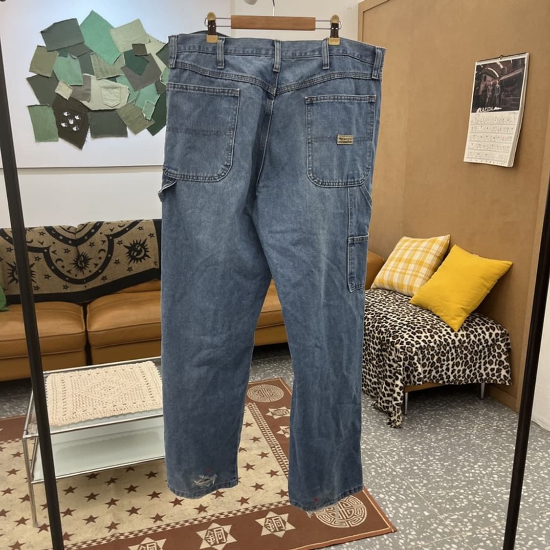 랭글러 컨트리 레트로 빈티지 카펜터 데님팬츠 36인치 C10197 상품이미지4