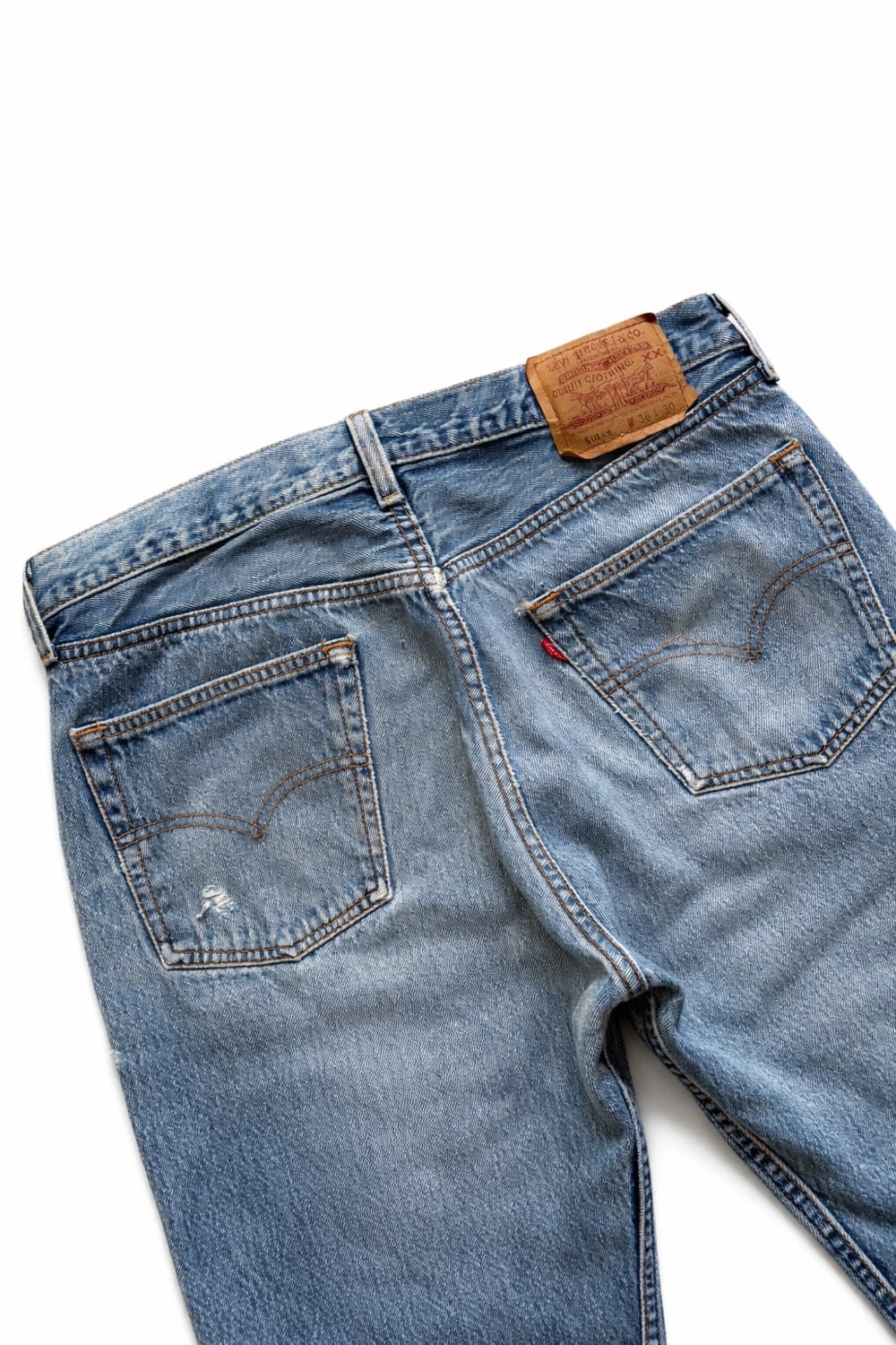 90s 리바이스 501XX 워싱 데님 34" USA MADE 발렌시아 상품이미지10