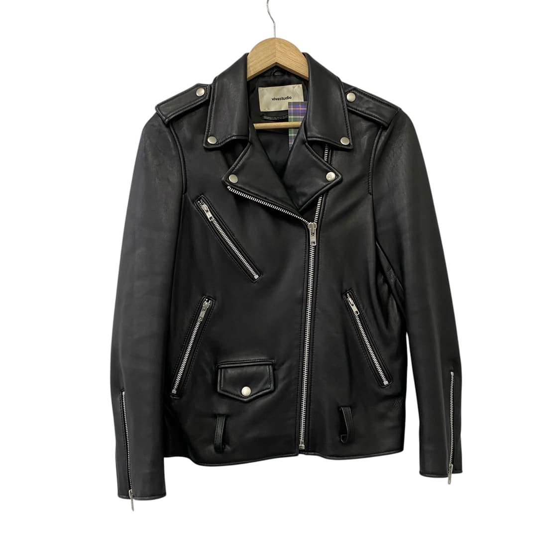 여성용 비바스튜디오 레더자켓(M) 상품이미지1