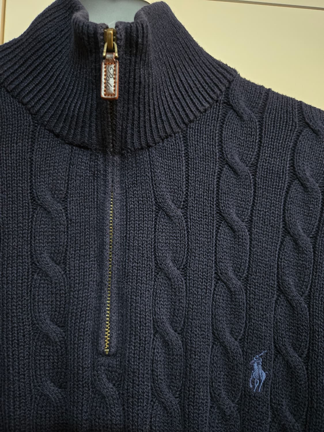 폴로 랄프로렌 케이블 하프집업 니트 상품이미지4