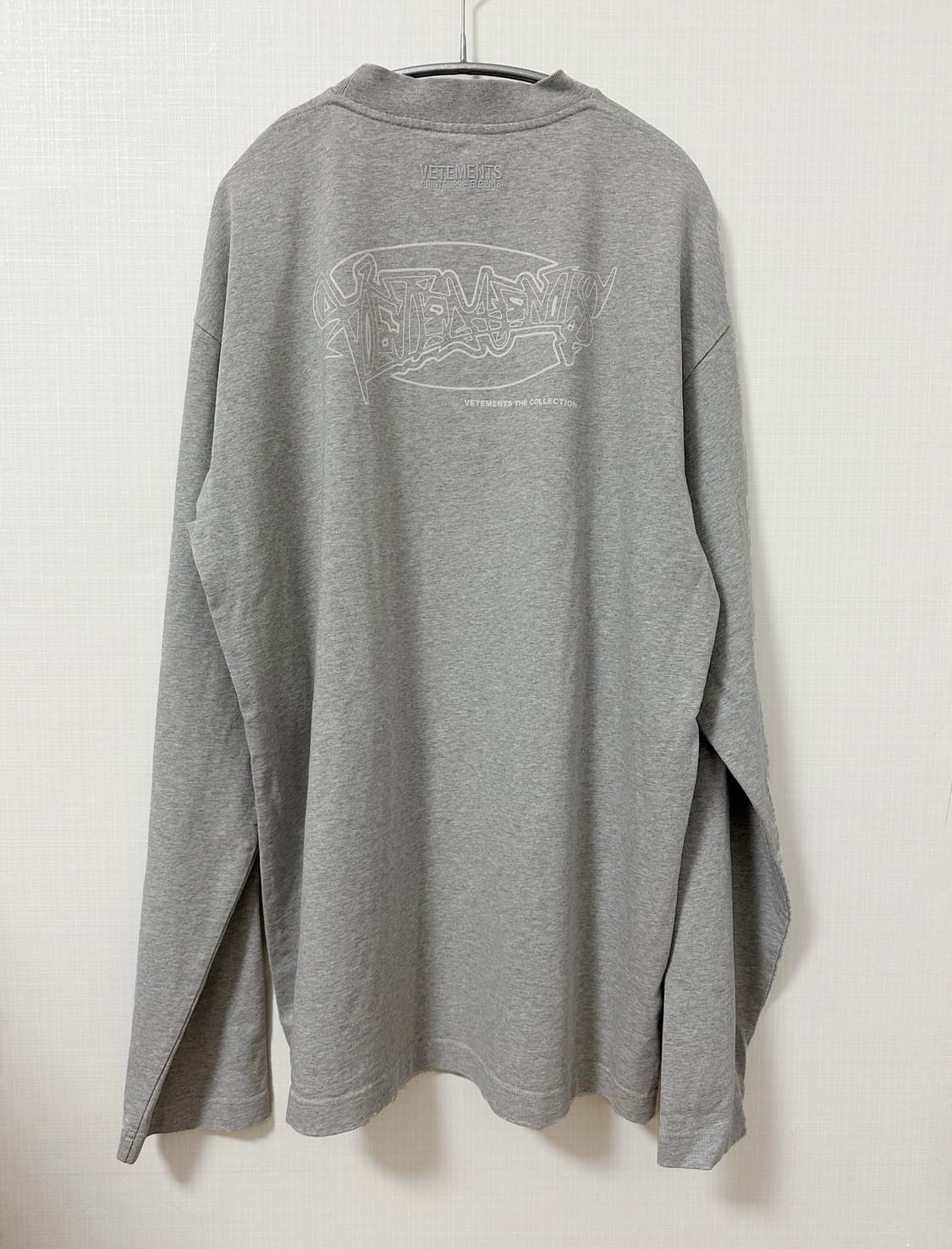 VETEMENTS 18ss logo long sleeve 상품이미지3