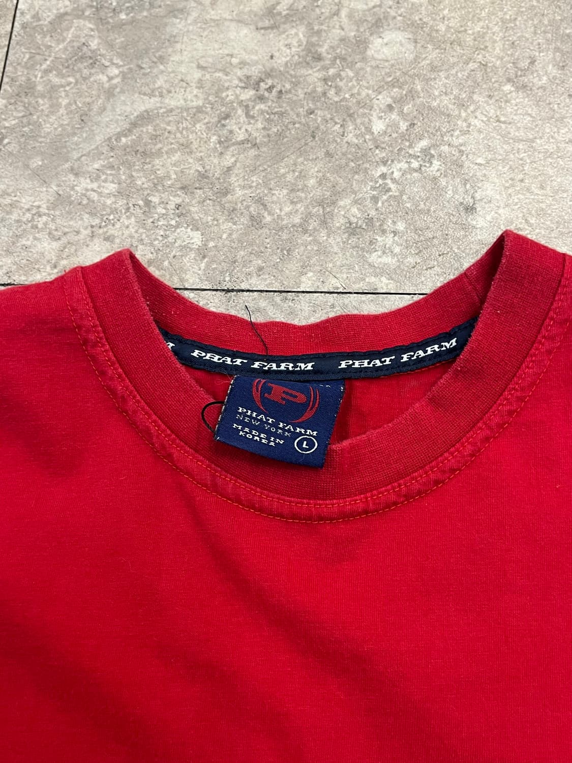 Phat farm 반팔티 레드 L #csz2964 상품이미지3
