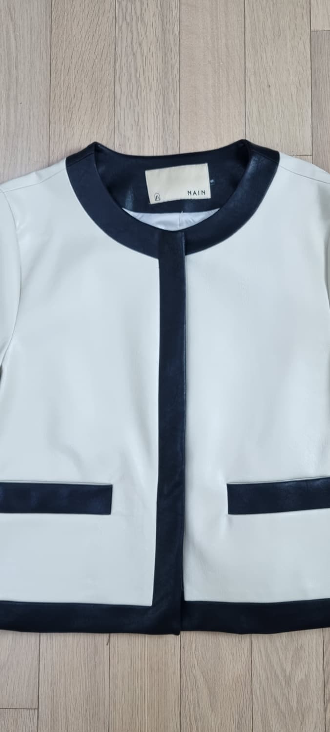 NAIN 나인 페이크 레더 크롭 자켓 S _ 여성 상품이미지2